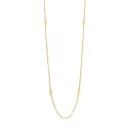 Obsession Halskette 70/80 cm - Silber vergoldet